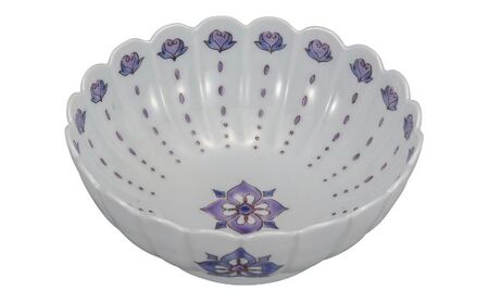 九谷焼　5.2号鉢　花菱文　a01　新田智子 食器 キッチン雑貨 キッチンアイテム 雑貨 お皿 食卓 テーブルコーディネート 盛り付け 