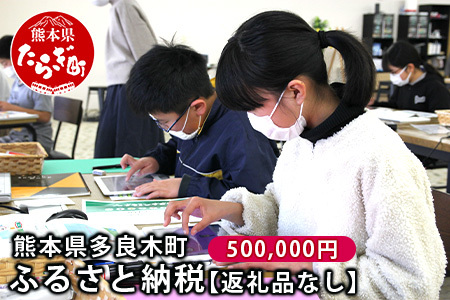 熊本県多良木町への寄附（返礼品はありません）【 ふるさと納税 熊本県 多良木町 応援 寄附 】028-0344-500