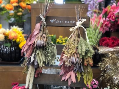 清花園　ドライフラワースワッグ　a*13