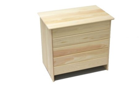 26-247．国産 四万十ひのき使用『ヒノキの小さなベンチボックス』