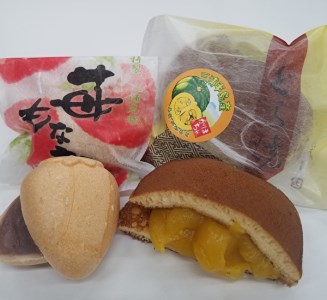 【手作り】苺もなかとかぼちゃどら焼き詰め合わせ【贈答対応】 M046-002 スイーツ