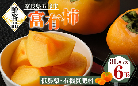 贈答品 富有柿 6玉 入り 3L サイズ | 西岡農園 