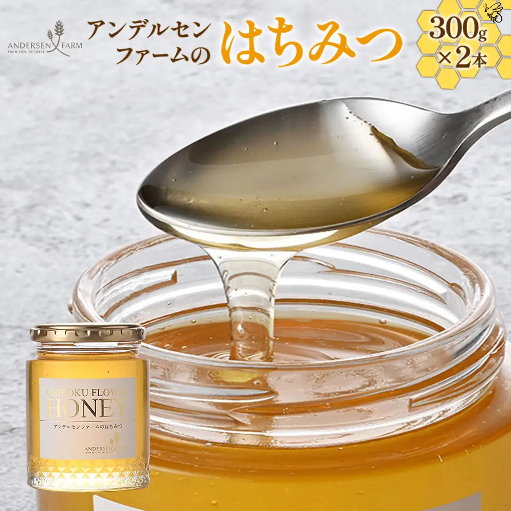 広島アンデルセン　アンデルセンファームのはちみつ（300g×2本セット） AN008_014