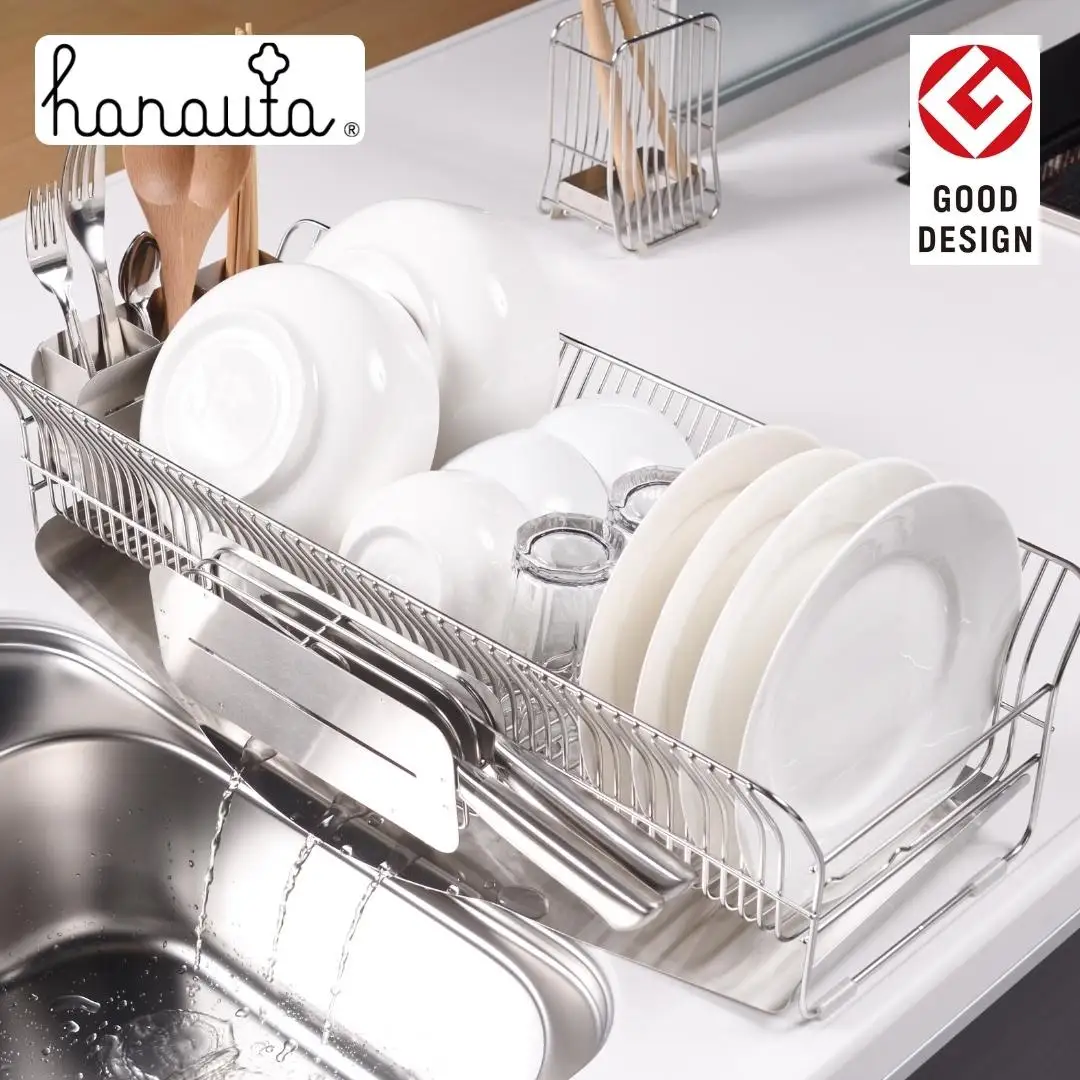 水切りラック (縦置きロング) ＋ 包丁スタンド セット キッチン用品