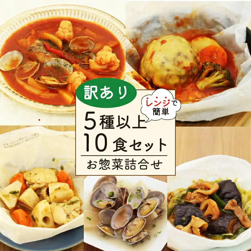 訳あり 惣菜 10食 セット 惣菜