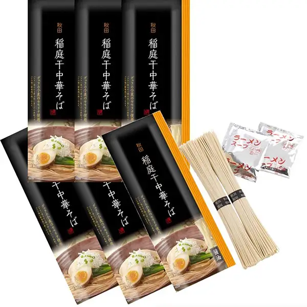 稲庭干中華そば 6束入り【(株)後文】[L9401]