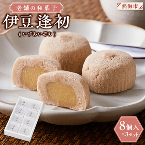 老舗の和菓子　伊豆逢初　8個入×3セット