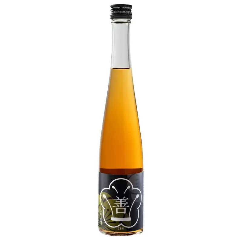 梅酒 375ml×2本 善 -ZEN- ブランデー梅酒 【hjumys017B】