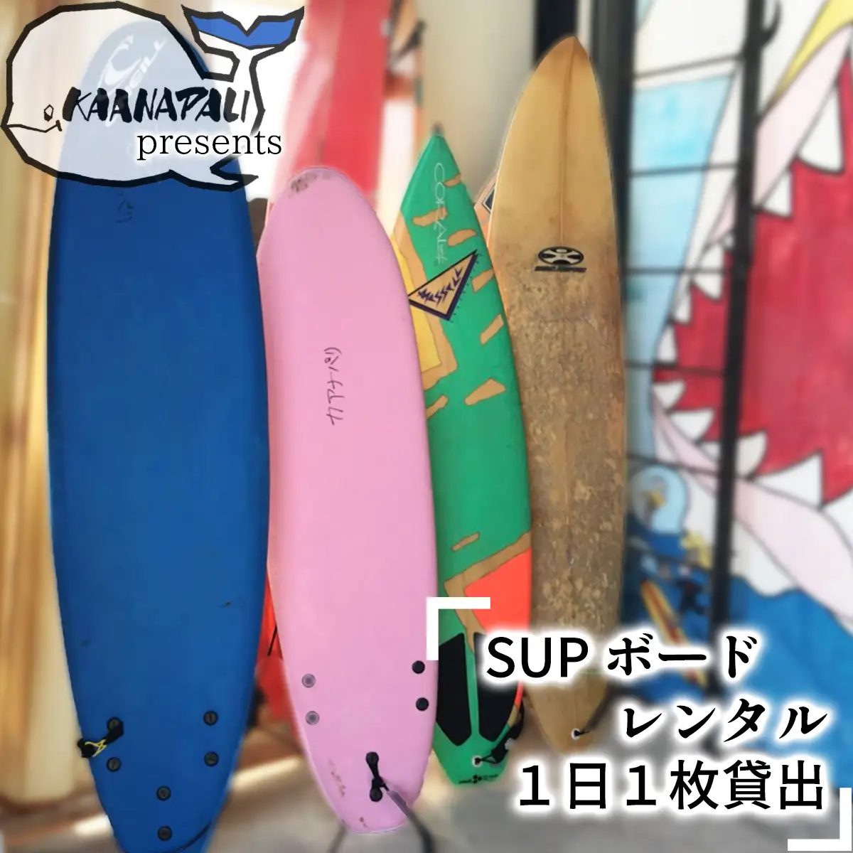 SUPボードレンタル（１枚１日貸出）　