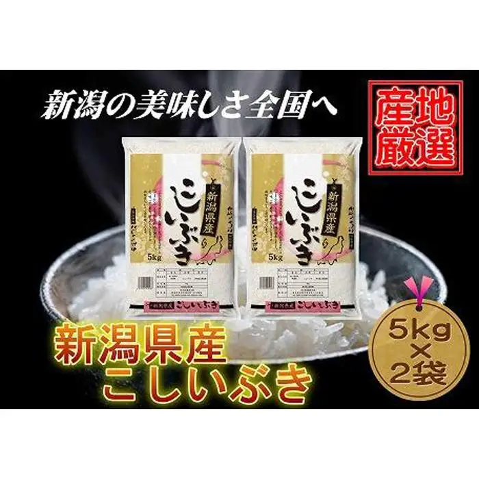 【産地厳選】新潟県産こしいぶき　5kg×2袋