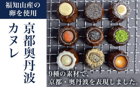 京都奥丹波カヌレ (9個入り) ふるさと納税 福知山市 カヌレ スイーツ お菓子 おかし 人気 ご褒美 お取り寄せ おもたせ かわいい おしゃれ 大人スイーツ 洋菓子 【fc-BU001】【ku－nel】