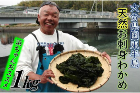 国東半島の天然お刺身わかめ（1kg）_051Z