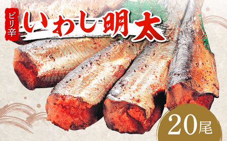 ピリ辛 いわし明太20尾 [ABCJ015] 