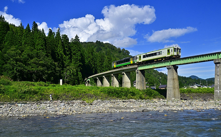 JR只見線・再開通区間の車窓案内 車窓案内人 ガイド 只見駅～会津川口駅 復旧 観光 体験 電車 ローカル線 鉄道 
