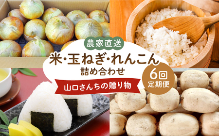 【R8年6月以降発送】【6回定期便】 農家直送！特産物詰合せ / たまねぎ れんこん [IAS018]