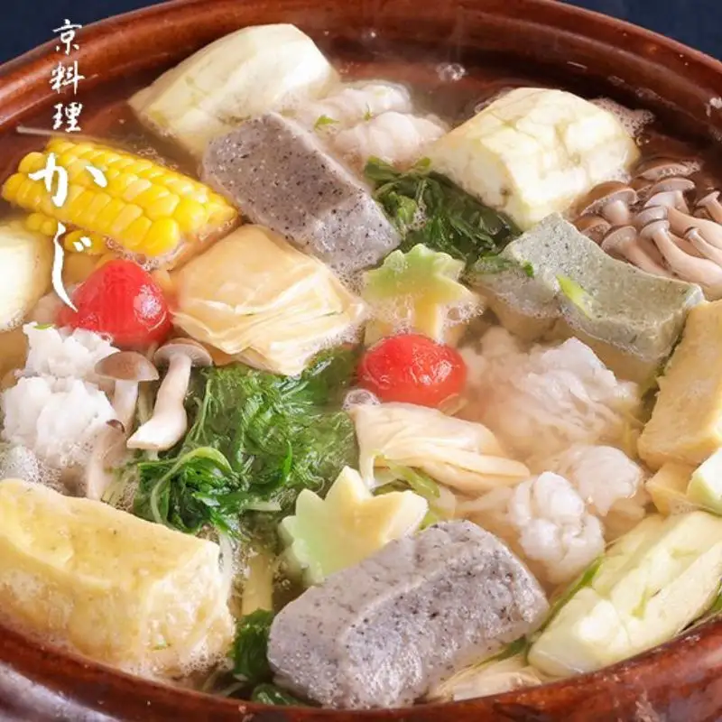 【京料理かじ】《11/30まで》京風鱧しゃぶ鍋(2人前)