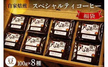 【ふるなび限定】 八ヶ岳珈琲 スペシャルティ コーヒー 100g 8種類 計800g [A.G.Cafe アフターゲームカフェ 山梨県 韮崎市 20745007] FN-Limited-SP