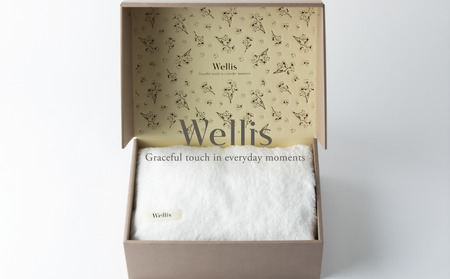 Wellis【極上の肌心地】ブランケット1枚　ギフトセット（009_5046）