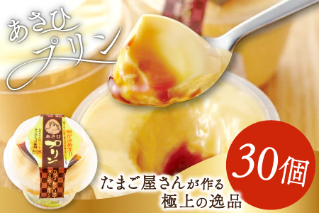 旭養鶏舎のプリン【プリン 30個 カラメルシロップ カラメル 美味しい 高鮮度 人気 たまご 卵 無添加 濃厚 とろける 極上 高品質 シンプル 素朴 飽きない ネッカエッグ プレゼント】