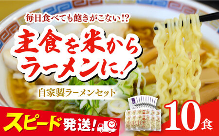 船食製麺のラーメン約120g×10玉セット 特製スープ付き らーめん 麺 製麺 油 拉麺 中華そば 横須賀【有限会社 船食製麺】 [AKAL016] 6000円 6千円