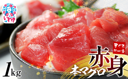 本マグロ 赤身 小分け 約1kg まぐろ