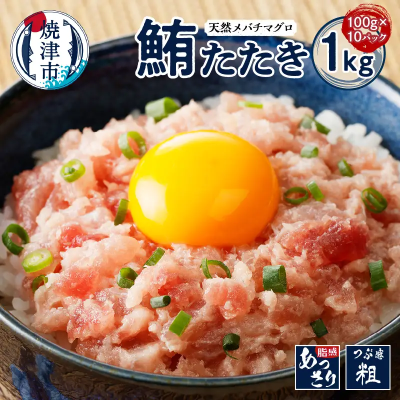 a11-205　まぐろたたき100g 10パック セット メバチマグロ ネギトロ