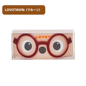 LOVOTめがね【マルーン(レッド)】
