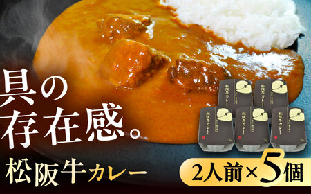 -あふひ 贅の極み- 松阪牛カレー レトルト 2人前×5個セット / 恵那市 / テンポイント [AUEU028]