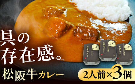 -あふひ 贅の極み- 松阪牛カレー レトルト 2人前×3個セット / 恵那市 / テンポイント [AUEU026]