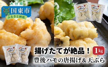 揚げたてが絶品！豊後ハモの唐揚げ＆天ぷら/1kg _0274N