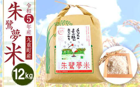 【令和5年度産】朱鷺夢米 12kg 九重町産 お米
