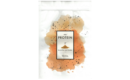 ウェリナ　ソイプロテイン　黒蜜きなこ味500g