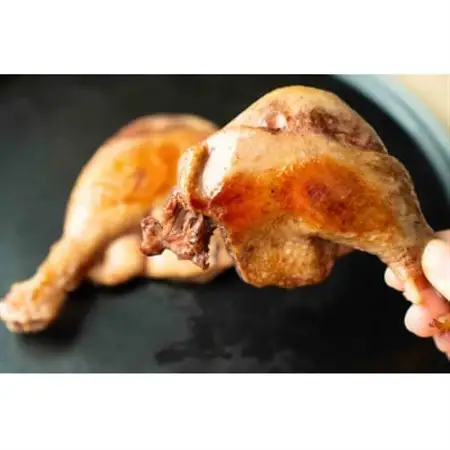 志筑鴨の骨付きモモ肉のコンフィ　500gパック　(2～4本)_鴨肉 コンフィ 骨付き かすみ鴨_【配送不可地域：離島】【1448787】