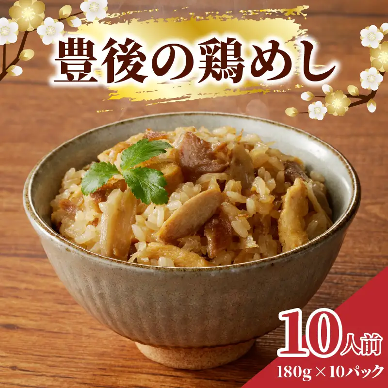 豊後の鶏めし【10人前】 A03039