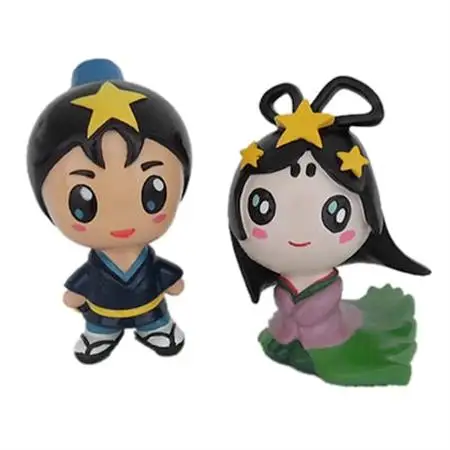 ひこぼしくん＆おりひめちゃんペア人形セット_雑貨・日用品 おもちゃ・ぬいぐるみ    雑貨・日用品 ご当地キャラクター  _【1010008】