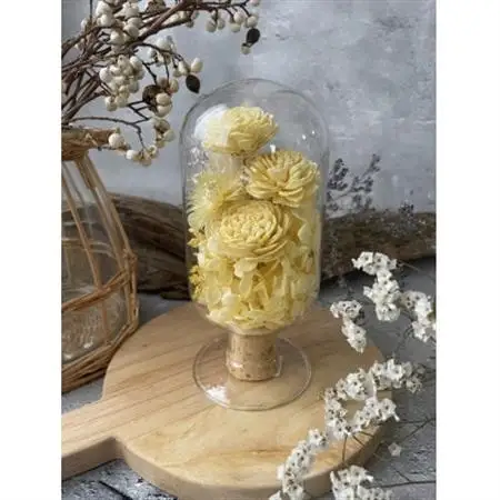 【黄色系】天球bottle flowers　Lsize_花・観葉植物 造花・プリザーブドフラワー 花 _【1308095】