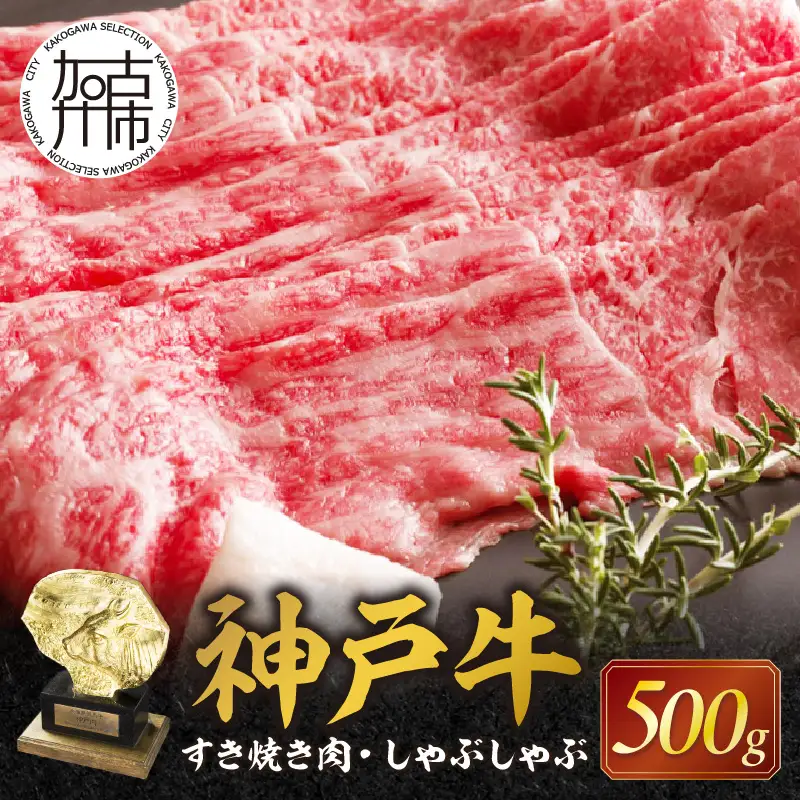 神戸牛赤身すき焼き・しゃぶしゃぶ(500g)《 鍋 お鍋 神戸牛 自社牧場直送 肉のヒライ すき焼き しゃぶしゃぶ 国産 送料無料 お取り寄せ 肉 牛肉 美味しい おすすめ 》【2402A00108】