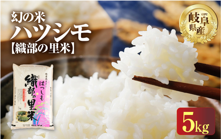 令和6年産 新米 先行受付 【織部の里米(R)】精米 ハツシモ5kg×1袋 岐阜県本巣市産 米  もとすファーム