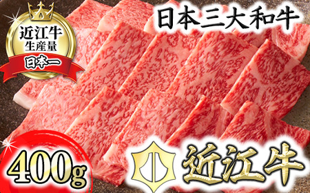 近江牛 [吟]  焼肉 サーロイン 400g カネ吉山本 【Y041W1】【 近江牛 】 牛肉