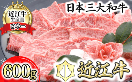 近江牛 カルビ 焼肉 600g 【AF11W】【 近江牛 】 牛肉