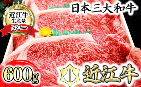 近江牛 サーロイン ステーキ 600g (200g×3枚) A4等級 以上【H013W】 ステーキ