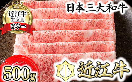 近江牛 極 すきやき サーロイン カネ吉山本 500g 【Y076W】 すき焼き 【 近江牛 】 牛肉