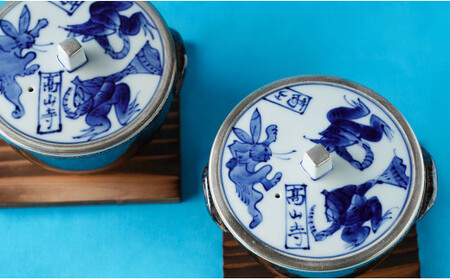 有田焼 グラタンペアセット（鳥獣戯画）【神田陶器店】グラタン 茶碗蒸し ポトフ オーブン対応 ペア 鳥獣戯画 ウサギ うさぎ ペア セット A50-320