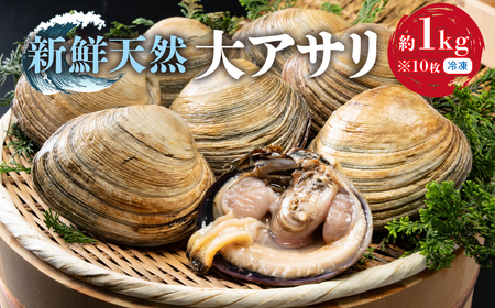 天然大アサリ10枚 約1kg 特製だし醤油付き CAS冷凍 半割処理済 海鮮バーベキュー BBQ 三河湾産 天然 大アサリ あさり 国産 アサリ 愛知県 田原市 新鮮 砂抜き 海鮮 魚介類 魚介 貝 冷凍 人気 12000円