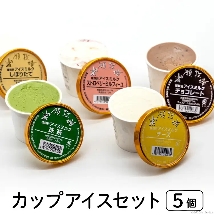 【牧場直送】 アイス 120ml ×5種 計5個 食べ比べ [岩瀬牧場 北海道 砂川市 12260519] 