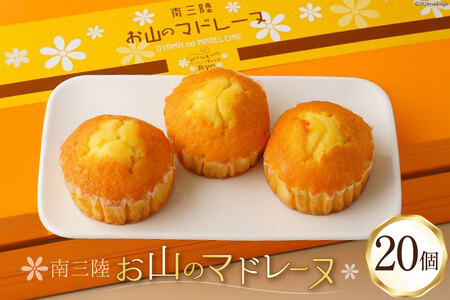 【TVで紹介！】 菓子 お山のマドレーヌ 20個入り [オーイング・K 宮城県 南三陸町 m304amh790007]