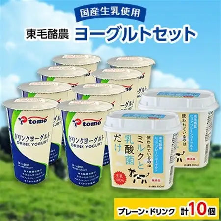 東毛酪農ヨーグルトセット_ヨーグルト 乳製品 セット プレーン ドリンク 国産 生乳 ピュア 東毛酪農 群馬県 無添加 冷蔵 人気 おすすめ 送料無料 贈答 ギフト プレゼント_【配送不可地域：離島】【1216999】