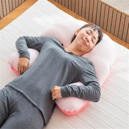 抱かれ枕　アーチピローFUN(レギュラー/ピンク)_雑貨・日用品 枕 寝具 _【1420929】