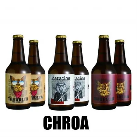 クラフトビール　CHROA(クロア)　　 　 ビール6本セット 非熱処理(生)_酒・アルコール 地ビール ビール _【配送不可地域：離島】【1445158】