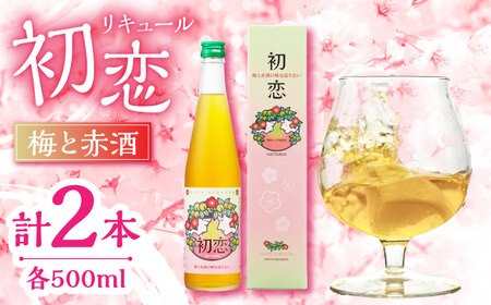 梅 赤酒 リキュール 初恋 500ml 2本セット 【千代の園酒造 株式会社 】[ZAI046]